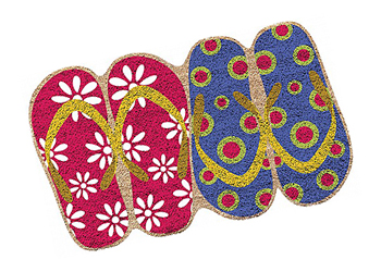 PVC Tufted Coir Mats - Shape Mats