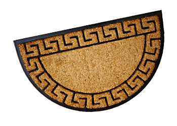 Rubber Backed Coir Brush Mats