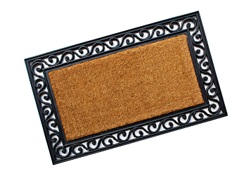 Rubber Backed Coir Brush Mats