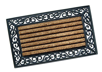 Rubber Backed Coir Brush Mats