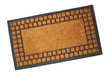 Rubber Backed Coir Brush Mats