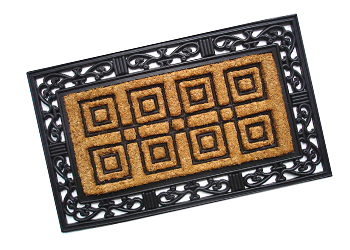 Rubber Backed Coir Brush Mats