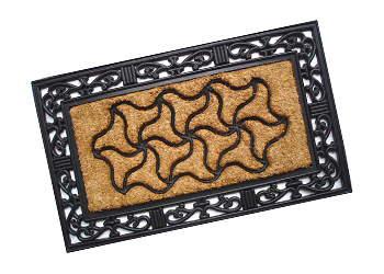 Rubber Backed Coir Brush Mats