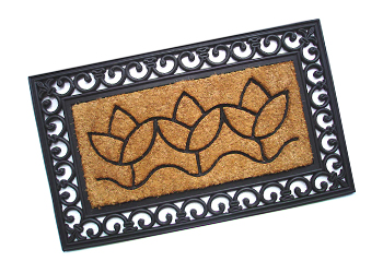 Rubber Backed Coir Brush Mats