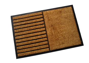 Rubber Backed Coir Brush Mats