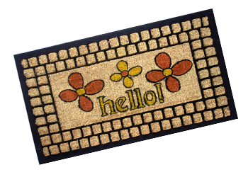 Rubber Backed Coir Mats (Printed)