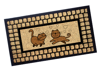 Rubber Backed Coir Mats (Printed)