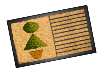 Rubber Backed Coir Mats (Printed)